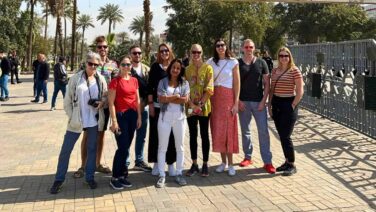 group of tourists. small group tours in iraq