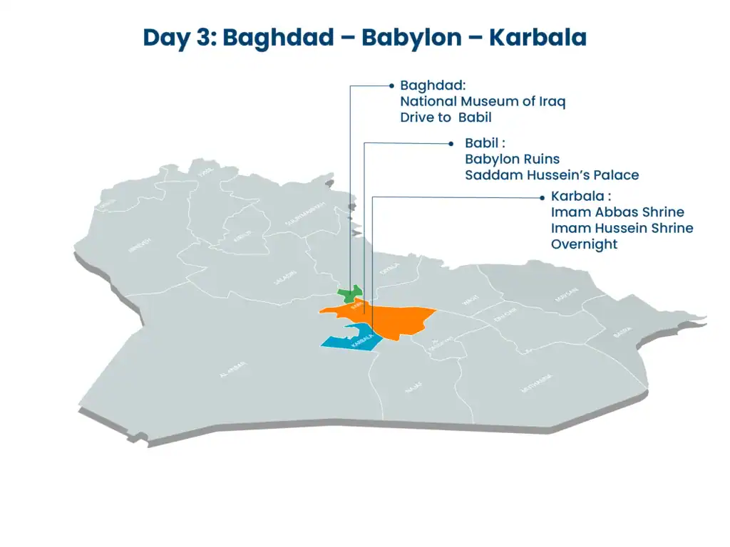 3 15-day Iraq tour Aknaf Alsawary - Iraq Travel Agency