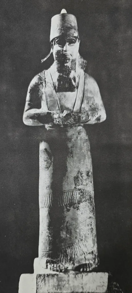 Statue of Shalmaneser III; inscription on the body gives account of his deeds and conquests, from Nimrud