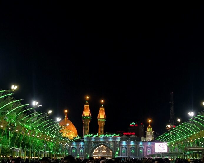 The holy shrines of Imam Hussein and Imam Abbas in Karbala, among the most significant pilgrimage sites in Iraq, visited by pilgrims and travelers on cultural and small Iraq group tours exploring the country’s religious heritage and history.