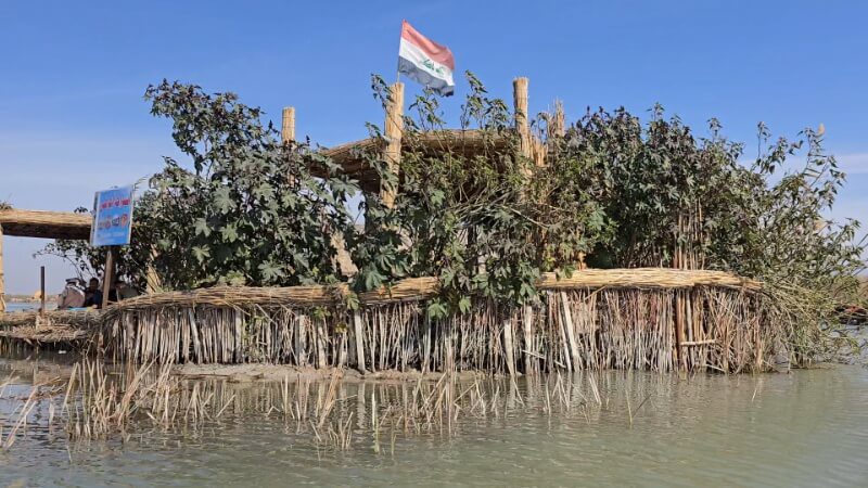 The Mesopotamian Marshes in southern Iraq, a vast wetland ecosystem of rivers and reeds supporting unique wildlife and Marsh Arab culture, often explored on small group tours in Iraq focused on nature, heritage, and off-the-beaten-path experiences.