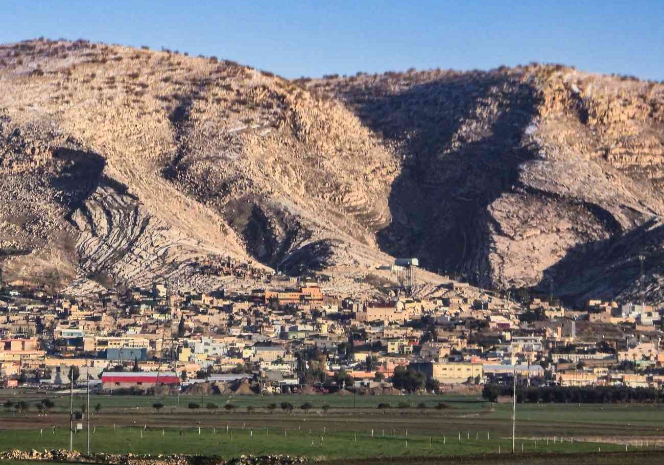 Alqosh, a historic Christian town in northern Iraq, featuring ancient churches, traditional stone houses, and a rich cultural heritage that reflects the deep history of the Assyrian and Christian communities in the region
