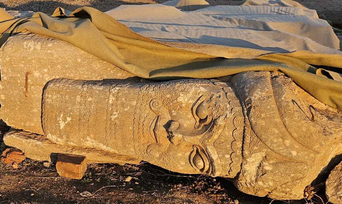 Ancient ruins of Nimrud in Iraq, showcasing the remains of one of the most important Assyrian cities with historic stone carvings, archaeological structures, and the remarkable heritage of the Assyrian civilization in northern Iraq
